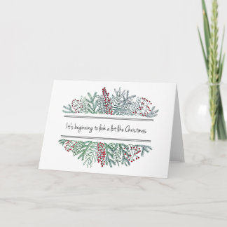 Weihnachtskarte der Wohltätigkeit Karte