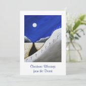 Weihnachtskarte der Wüste Feiertagskarte (Stehend Vorderseite)