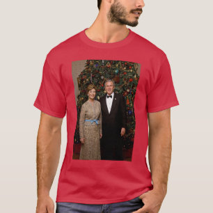 Weihnachtskarte des amerikanischen Präsidenten Geo T-Shirt