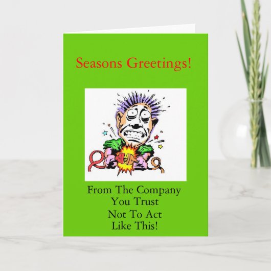 Weihnachtskarte des AN Feiertagskarte (Vorderseite)