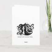 Weihnachtskarte des Arztes Feiertagskarte (Rückseite)