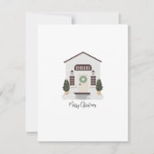 Weihnachtskarte des Cremes Feiertagskarte (Vorderseite)