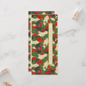 Weihnachtskarte des japanischen Origami Karte (Vorderseite/Rückseite Beispiel)