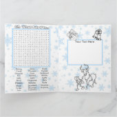 Weihnachtskarte des Kindes Karte (Innenseite)