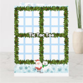 Weihnachtskarte des Kindes Karte (Rückseite)