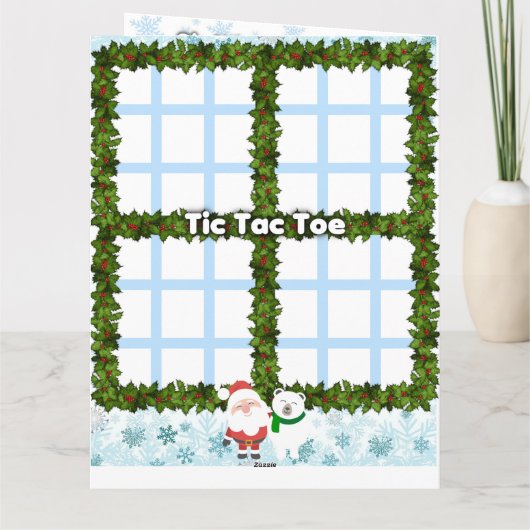 Weihnachtskarte des Kindes Karte (Rückseite)