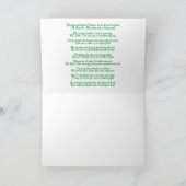 Weihnachtskarte des Klimawandels (Innenseite)