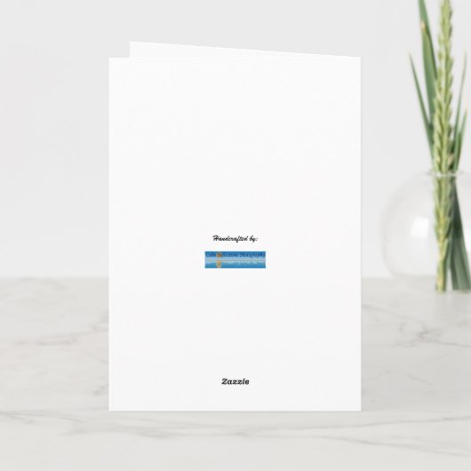 Weihnachtskarte des Leuchtturms Feiertagskarte (Rückseite)