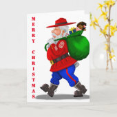 Weihnachtskarte des Militärs Karte (Gelbe Blume)