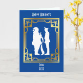 Weihnachtskarte des Polizisten Weihnachts Karte (Gelbe Blume)