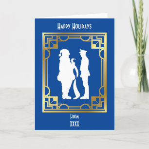 Weihnachtskarte des Polizisten Weihnachts Karte