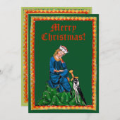 Weihnachtskarte des Prinzen Feiertagskarte (Vorne/Hinten)