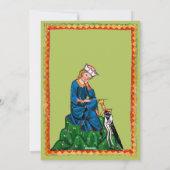 Weihnachtskarte des Prinzen Feiertagskarte (Rückseite)