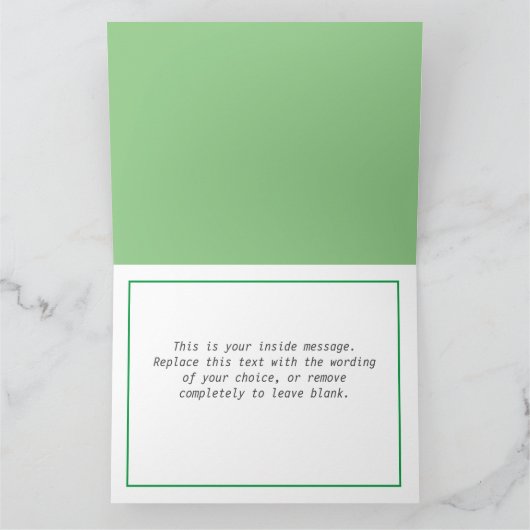 Weihnachtskarte des Rates oder der Gebietskörpersc Karte (Innenseite)