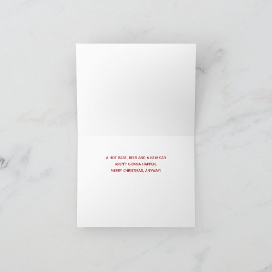 Weihnachtskarte des Typ Karte (Innenseite)