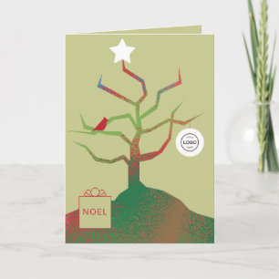 Weihnachtskarte des Unternehmens Tree of Art Karte