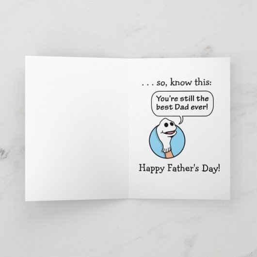 Weihnachtskarte des Vaters: Cavemen Karte (Innenseite)