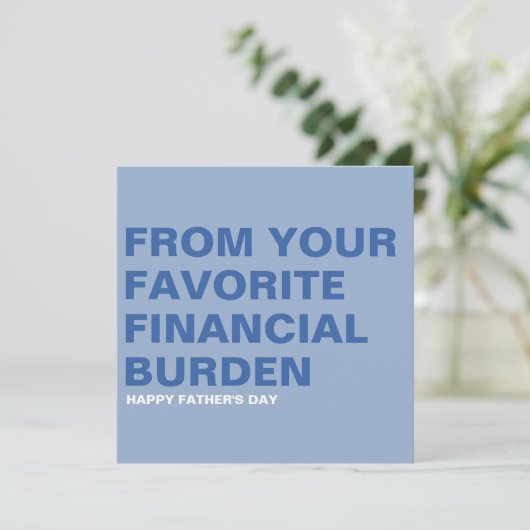 Weihnachtskarte des Vaters Feiertagskarte (Stehend Vorderseite)