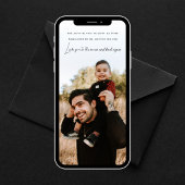 Weihnachtskarte des Vaters Feiertagskarte