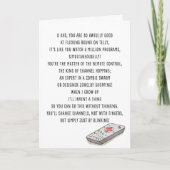 Weihnachtskarte des Vaters Karte (Vorderseite)