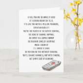 Weihnachtskarte des Vaters Karte (Gelbe Blume)