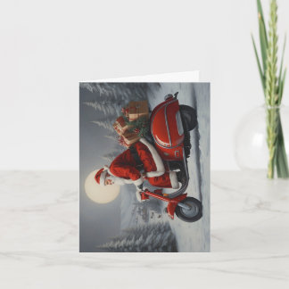 Weihnachtskarte des Weihnachtsmanns 2 Karte