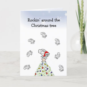 Weihnachtskarte des Weihnachtsmanns Feiertagskarte