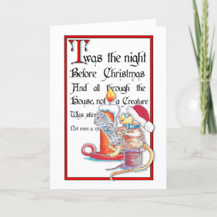 Weihnachtskarte des Weihnachtsmanns Feiertagskarte