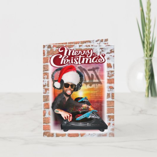 Weihnachtskarte DJ SWAG Karte (Vorderseite)