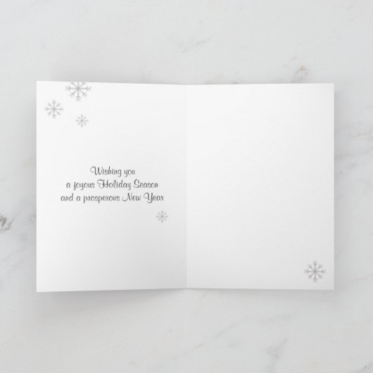 Weihnachtskarte "Donkey" Feiertagskarte (Innenseite)