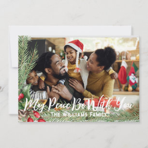 Weihnachtskarte Doppelseitig Modernes Weihnachten Einladung