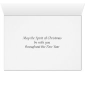 Weihnachtskarte - Dorfszene (Innenansicht Horizontal (Unten))