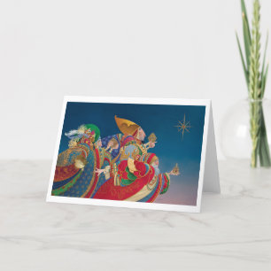 Weihnachtskarte - Drei Weise Männer Feiertagskarte