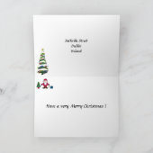 Weihnachtskarte - Dublin, Irland Feiertagskarte (Innenseite)