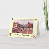 Weihnachtskarte - Dublin, Irland Feiertagskarte (Vorderseite)