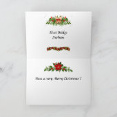 Weihnachtskarte - Durham, England Feiertagskarte (Innenseite)