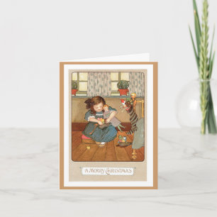 Weihnachtskarte - Ein frohes Weihnachtsfest Feiertagskarte