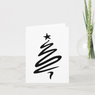 Weihnachtskarte, einfach, Minimalistisch Karte