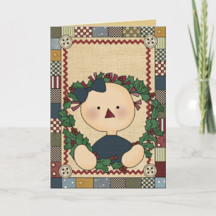 Weihnachtskarte: Einfache Freuden Annie Feiertagskarte