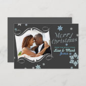 Weihnachtskarte Einladung (Vorne/Hinten)