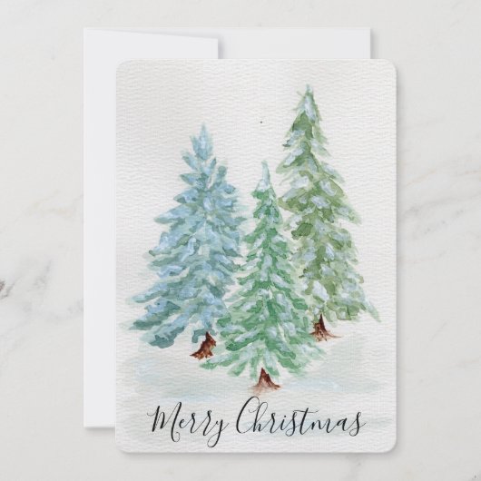 Weihnachtskarte Einladung (Vorderseite)