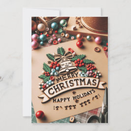 Weihnachtskarte Einladung