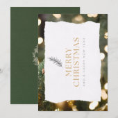 Weihnachtskarte Einladung (Vorne/Hinten)