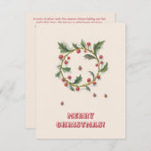 Weihnachtskarte Einladung (Vorne/Hinten)