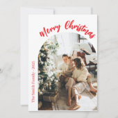 Weihnachtskarte Einladung (Vorderseite)