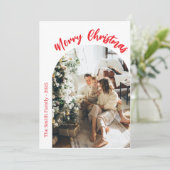 Weihnachtskarte Einladung (Stehend Vorderseite)