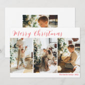 Weihnachtskarte Einladung (Vorne/Hinten)