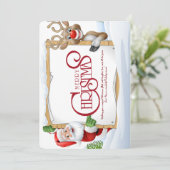 Weihnachtskarte Einladung (Stehend Vorderseite)