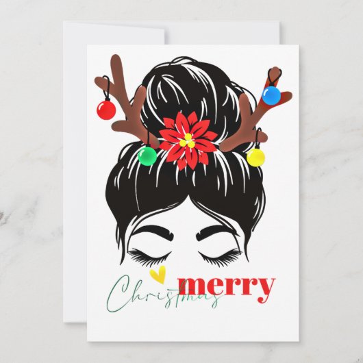 Weihnachtskarte, Einladung (Vorderseite)