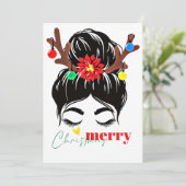 Weihnachtskarte, Einladung (Stehend Vorderseite)